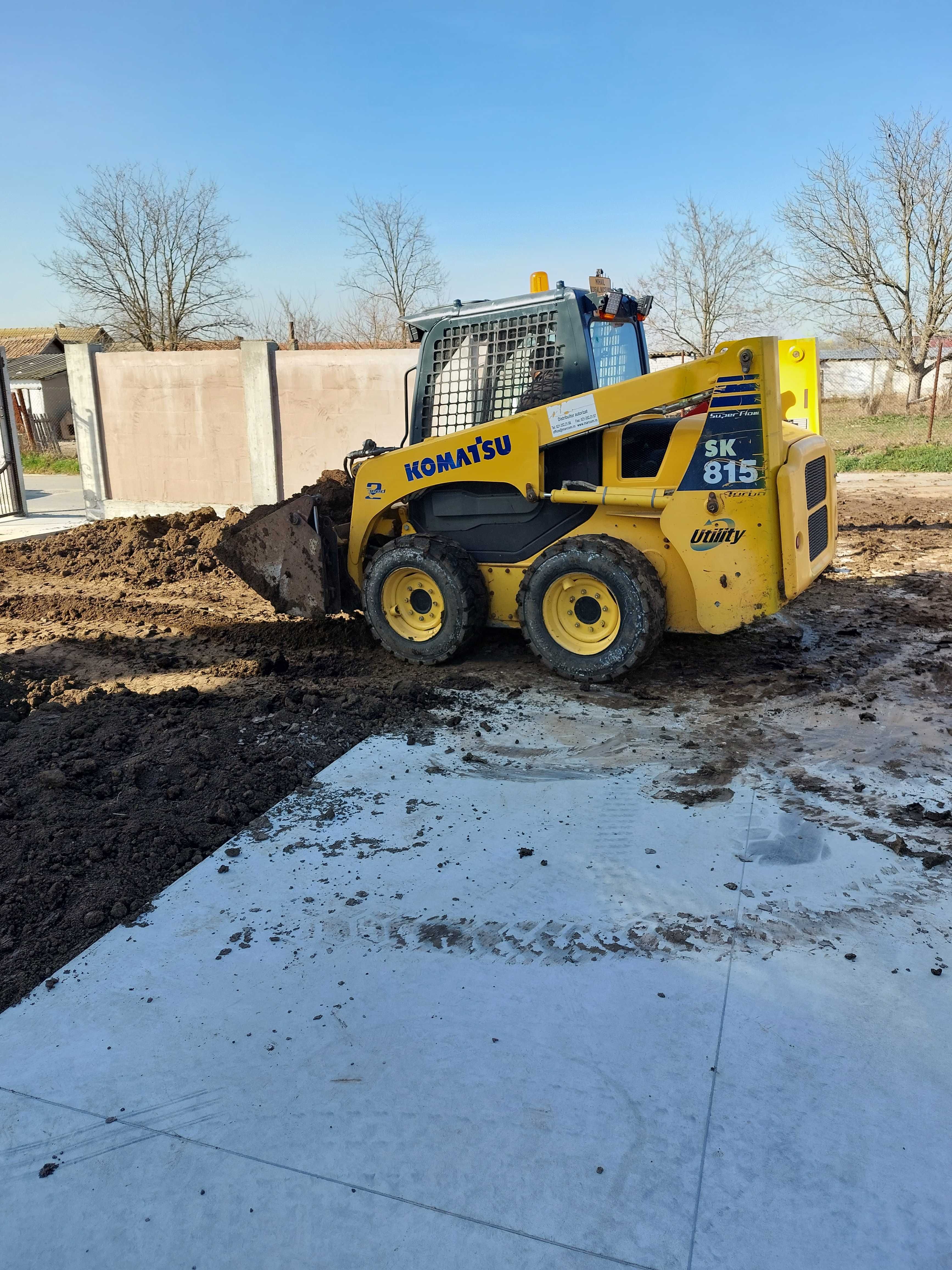 Inchiriere buldoexcavator,bobcat,camioneta,miniexcavator