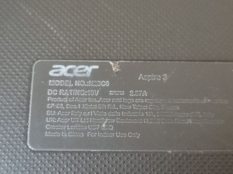 Carcasa completa + Balamale - Acer Aspire 3 A317-53 N20C6