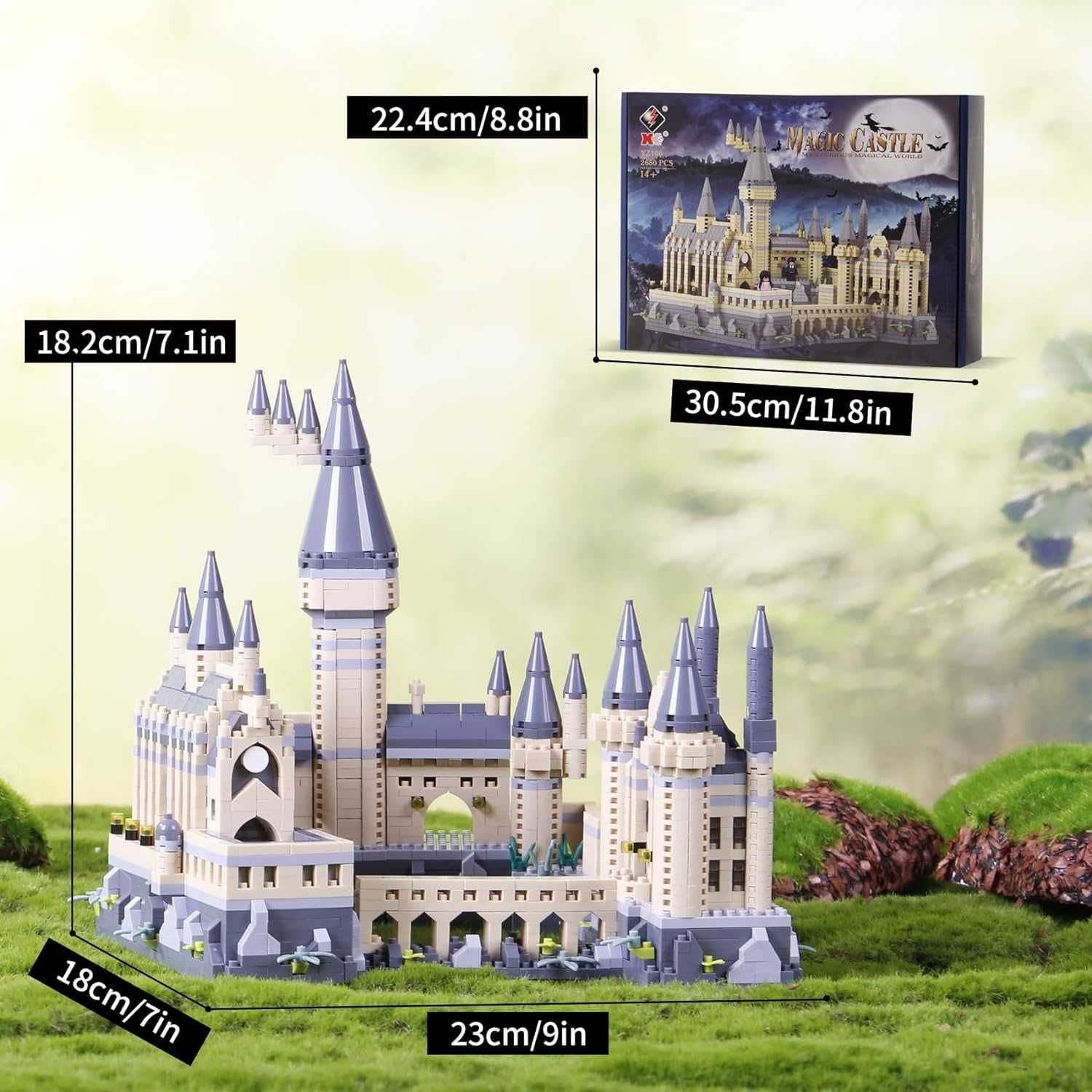 Boyorc Магически замък Magic Harry Castle Building Set, 2680 части