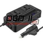 Авто Инвертор 220V - 200W / USB 2.4 / Type-C