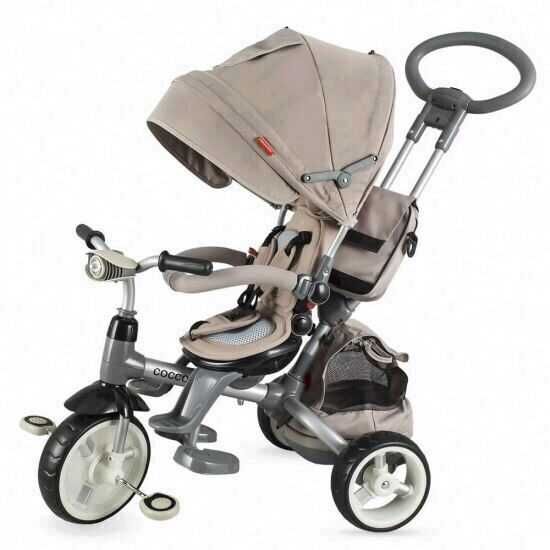 Tricicleta Coccolle Modi culoare bej-gri