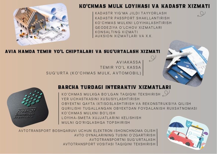 Хусусий кадастр хизматлари