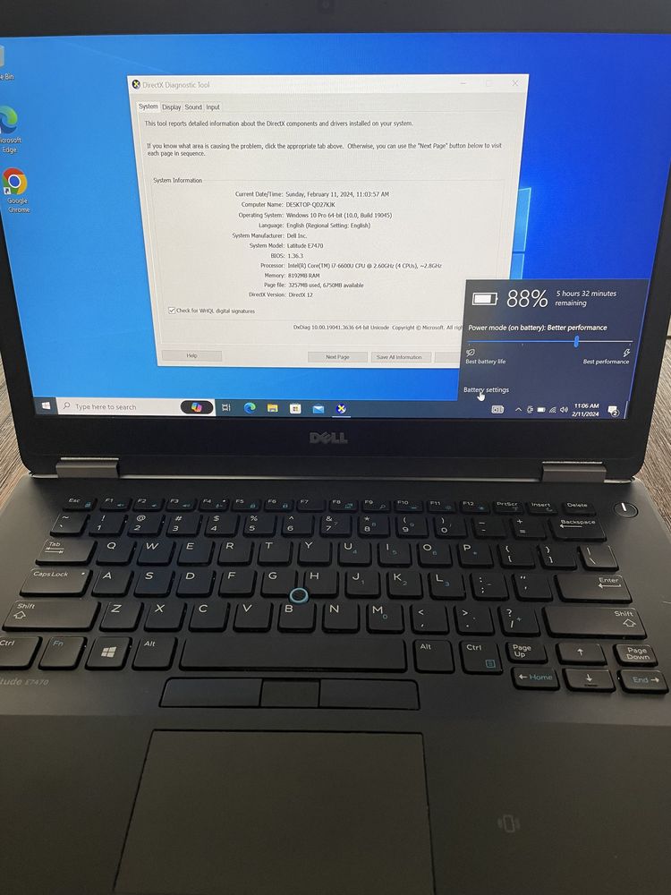 Laptop Dell E7470