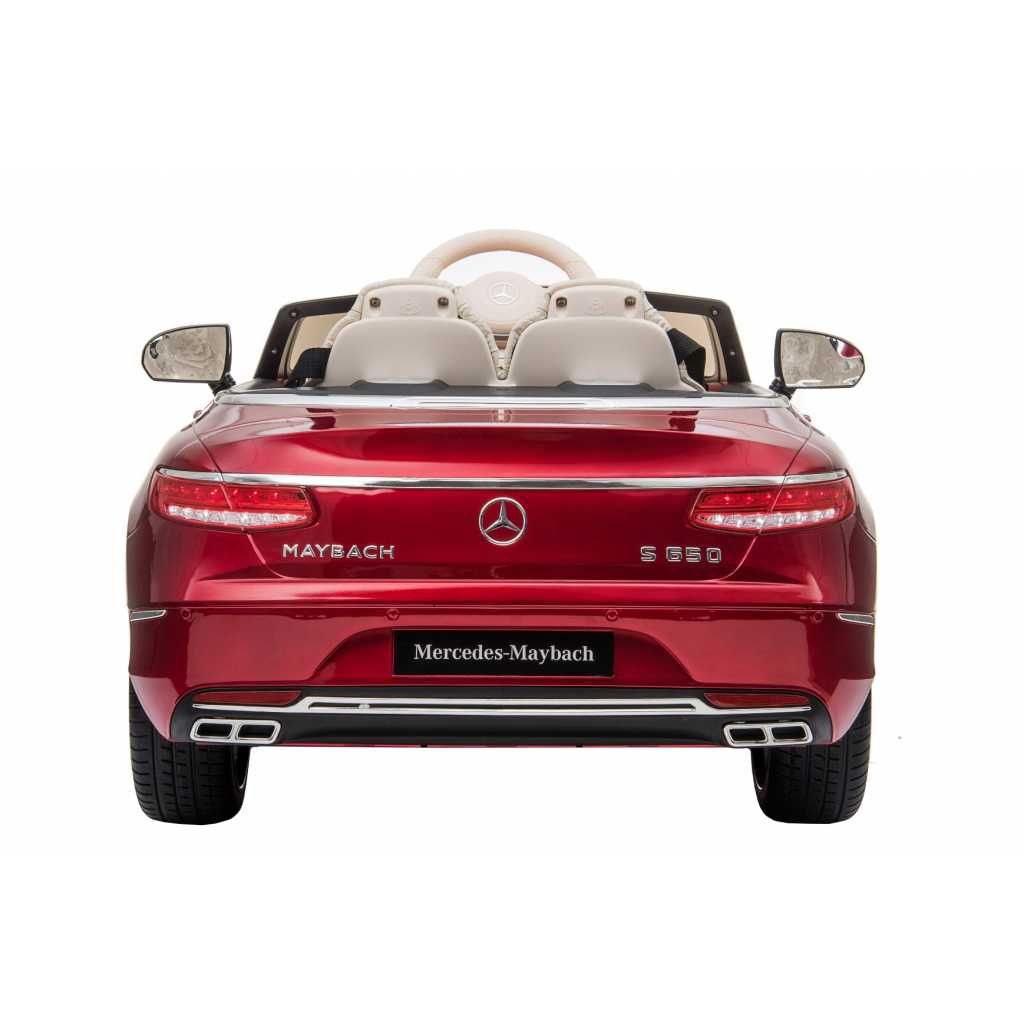 Masinuta electrica copii 1-6 ani Mercedes Maybach S650 R. Moi Visiniu