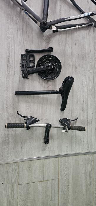 Cadru Rockrider si piese (maxim 50 km uzura)