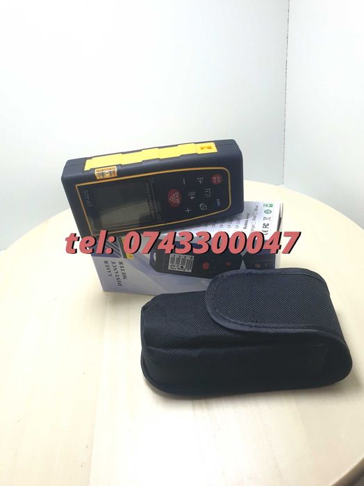 Telemetru Portabil 40m Laser Distante Ruleta Distomat