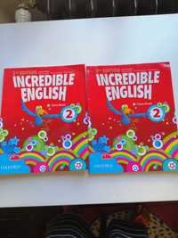 Учебник по английски Incredible English 2nd, Oxford 2 броя