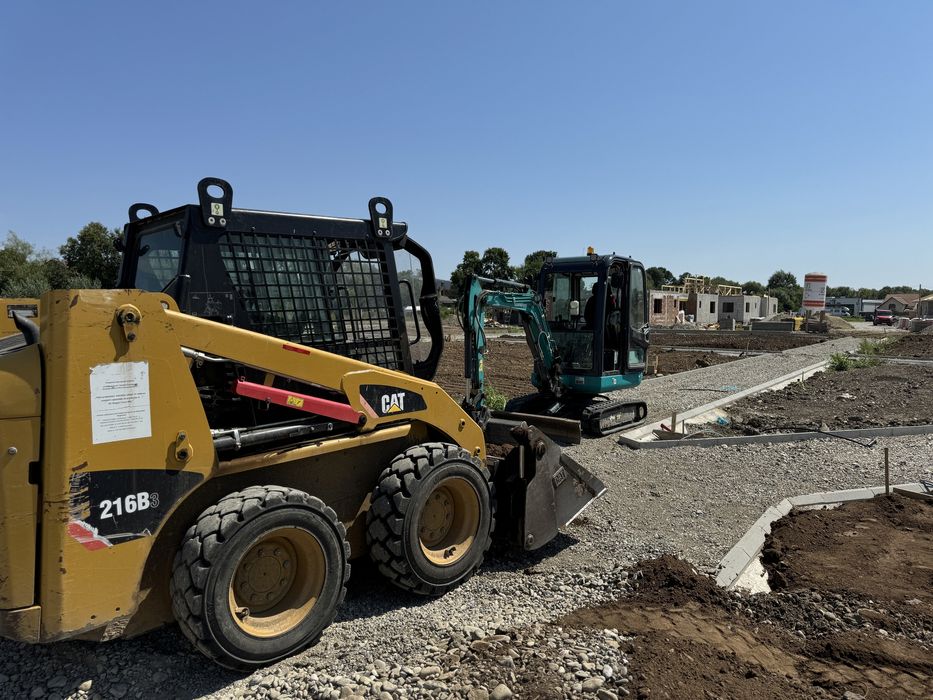 Inchiriez utilaje,miniincarcator bobcat,miniexcavator,basculanta