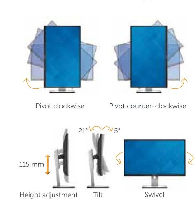Monitor DELL IPS U2715HC 27inch, rezolutie 2K, refresh rate 60 Hz