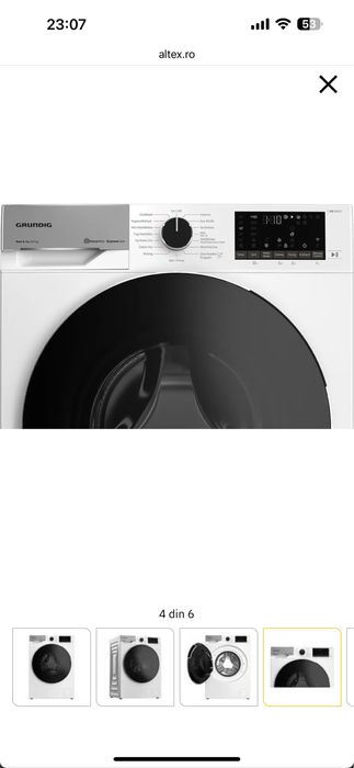 Vand masuna de sopalat cu uscator inclus Grundic veche de 1 an Gru