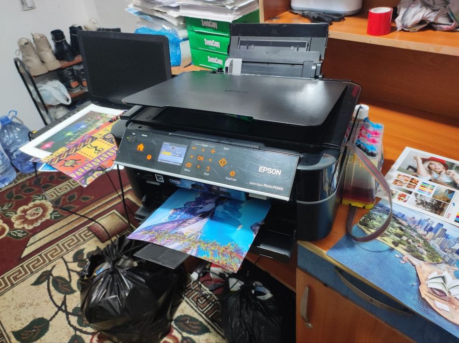 Epson px 660 kopiya-skanerli 6ta rangli tezkor fotoprinter 2mingta pra