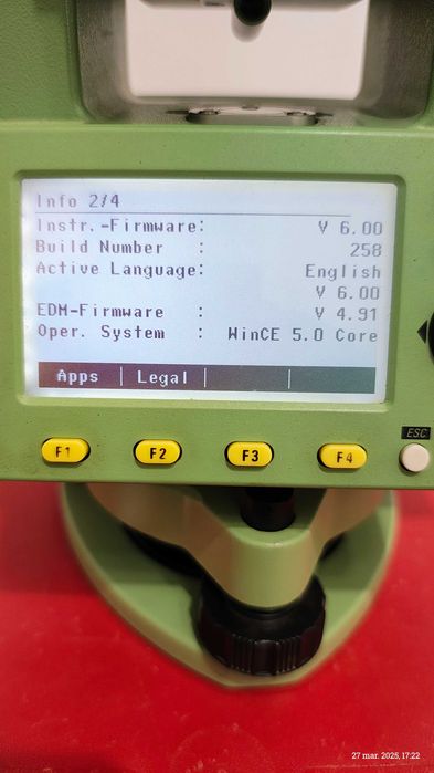 Vand Leica TS02 PLUS,  7 sec, R500