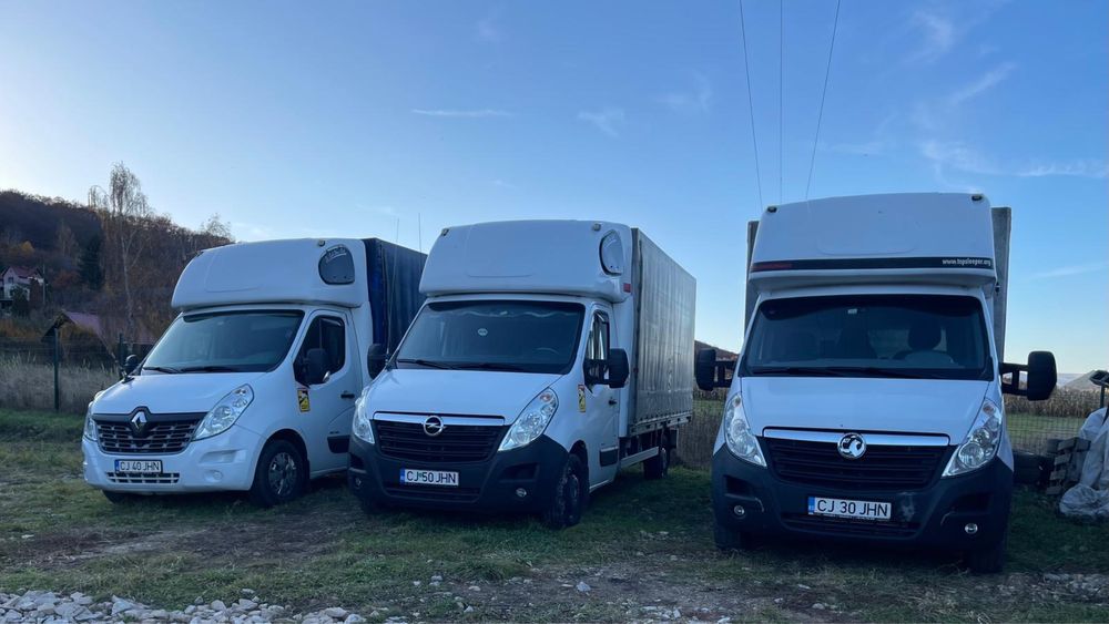 Firma de transport cu contract activ (comunitate) si 4 masini