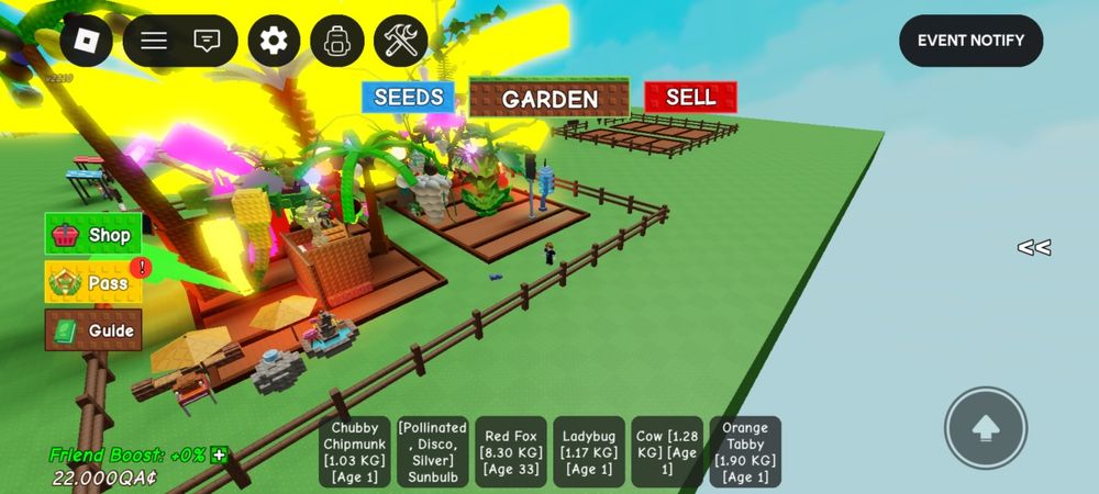 Сад в игре вырасти сад