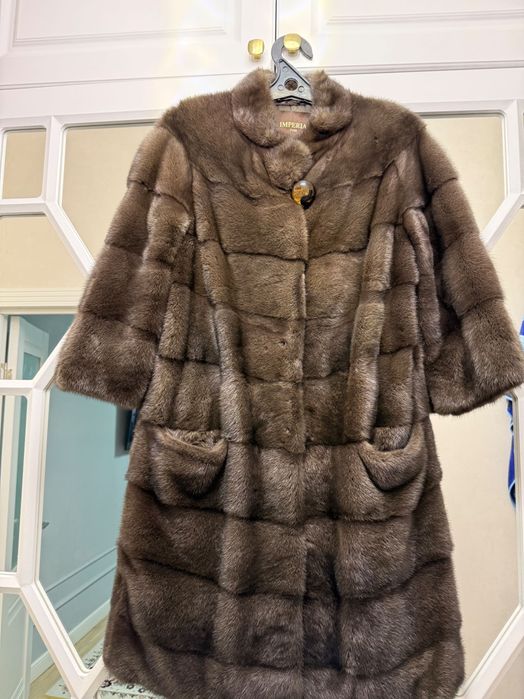 Норковая шуба. Империя фурс. Состояние хорошая