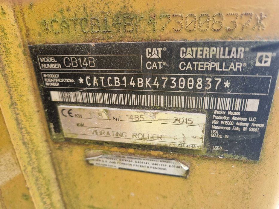 Cilindru compactor Cat CB14B