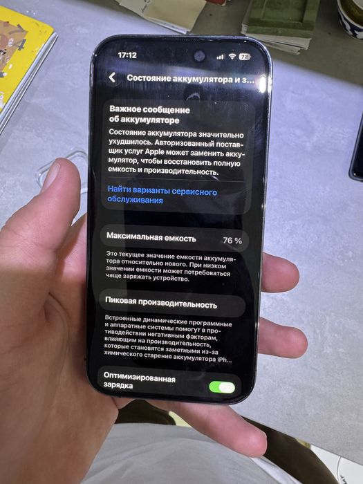 Iphone 14Pro 256 76% chotki yaxsh holatda