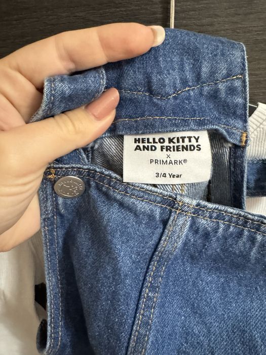 Set rochie de blugi cu bluza marimea 3-4 ani.