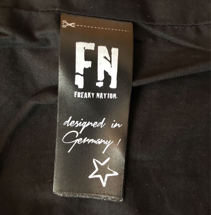 Freaky Nation Leather Jacket ОРИГИНАЛ мъжко яке/естествена кожа - M