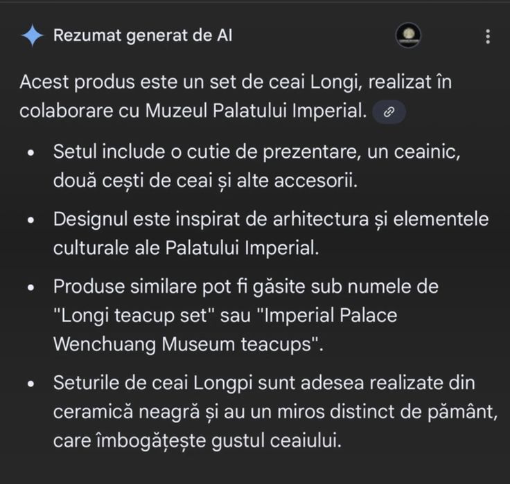Set Ceainic Ceramica