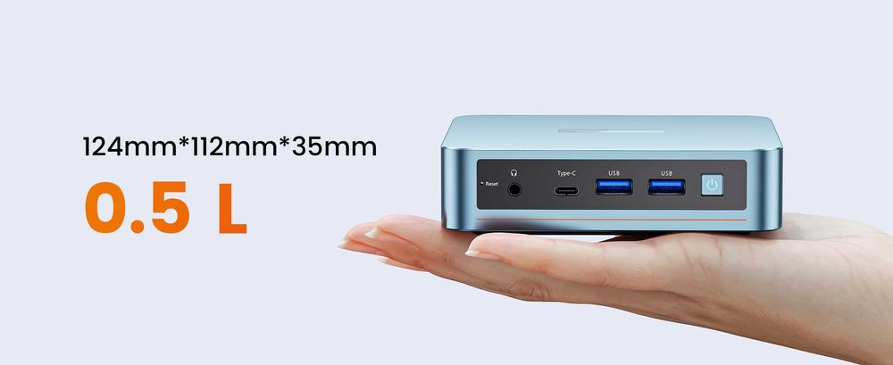 Мини ПК Peladn WI-6 (Intel N95 / 16 GB RAM / 512 GB SSD)