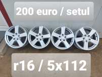 Jante aluminiu r16 / Vw Audi Skoda Seat / 5x112