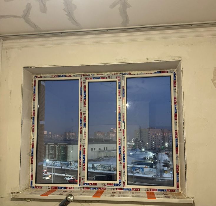 Пластиковые окна Форточка Двери Астана