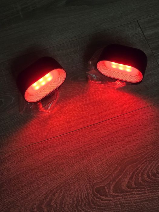 Set 2 aplice LED Amouhom B02 Black – control tactil & telecomandă
