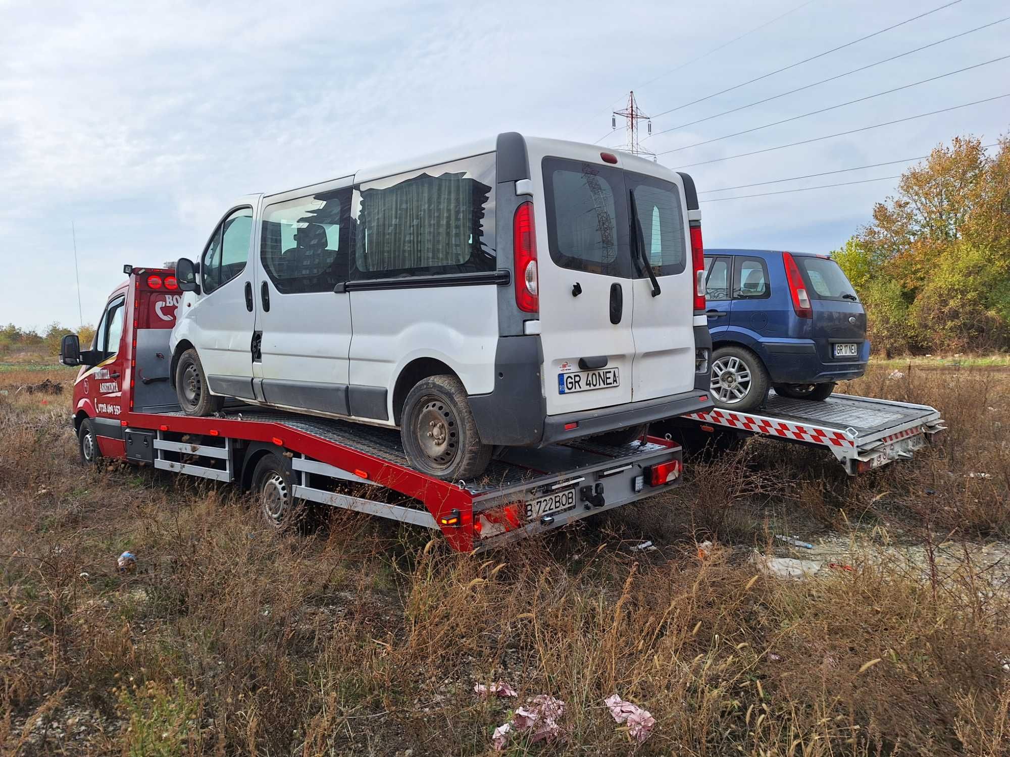 Platforma auto Tractari auto moto utilaje dube Transport dedicat