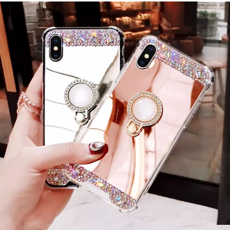 Husa oglinda cu inel Iphone X / Xs Max / Xr / 11 / 11 Pro / 11 Pro Max