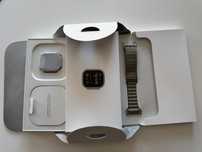 Apple Watch Ultra 2 natural titanium, cu accesorii, in garantie