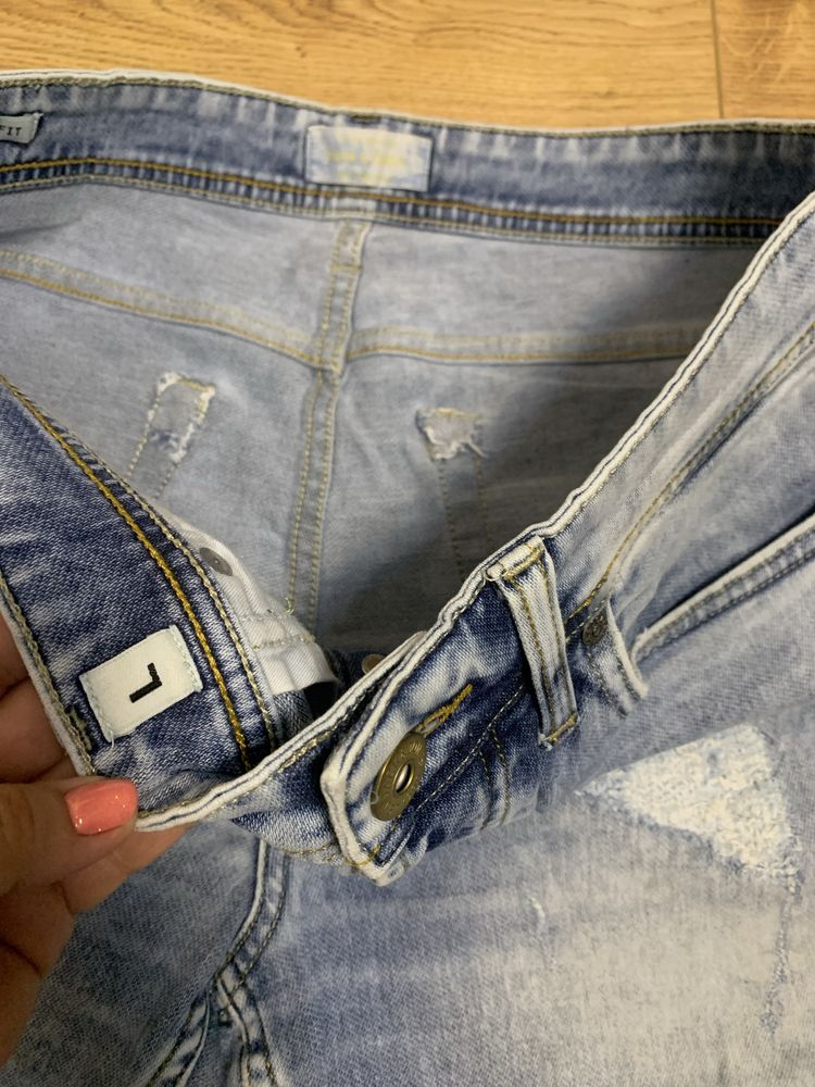 Оригинални мъжки дънкови къси панталони Jack & Jones