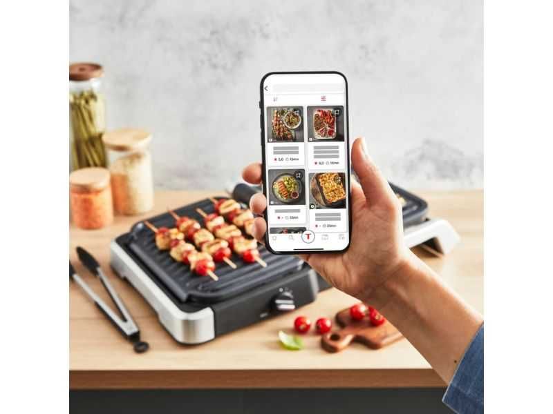 Електрическа Скара  4 в 1 с 9 Програми Tefal OptiGrill GC776D10