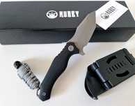 Cutit EDC fixed blade Kubey Golf, otel AUS10, G10, stonewash, nou
