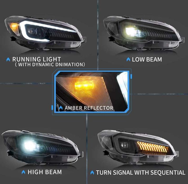 Динамични LED MATRIX  фарове Subaru Impreza WRX 2015-2021