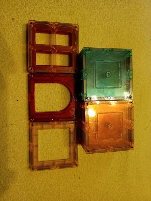 3 x Set construcție magnetic 3D Shape mags