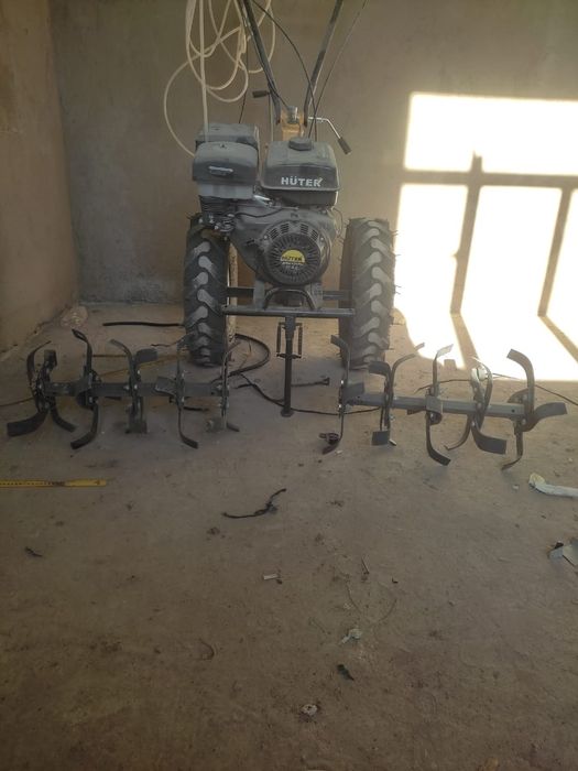 Жер аударамыз мотоблокпен