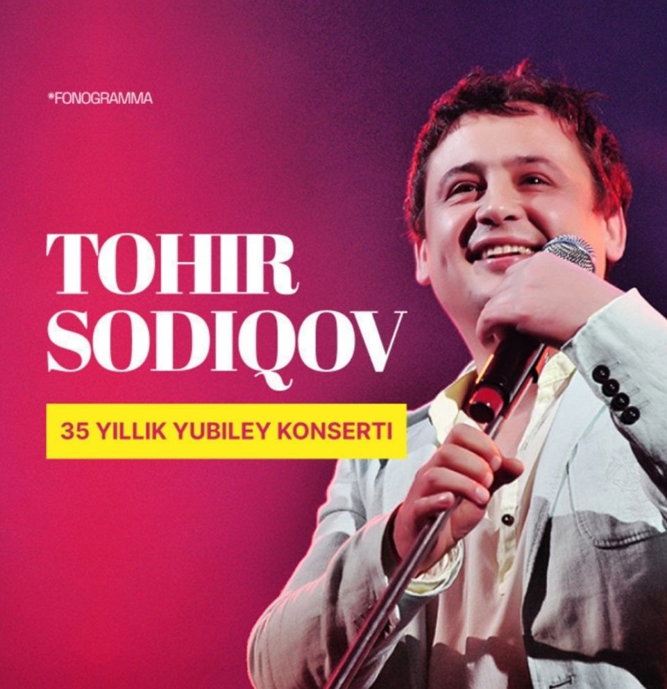 Tohir Sodiqov konsertiga biletlar! Fanzona bor