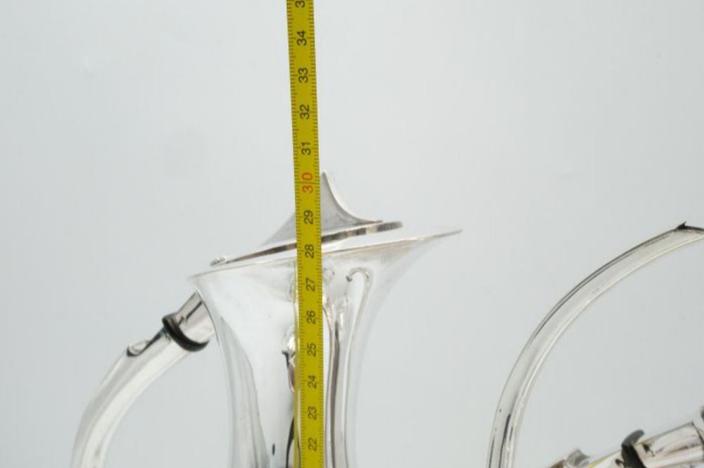 Японски сребърен сервиз за кафе/чай 950