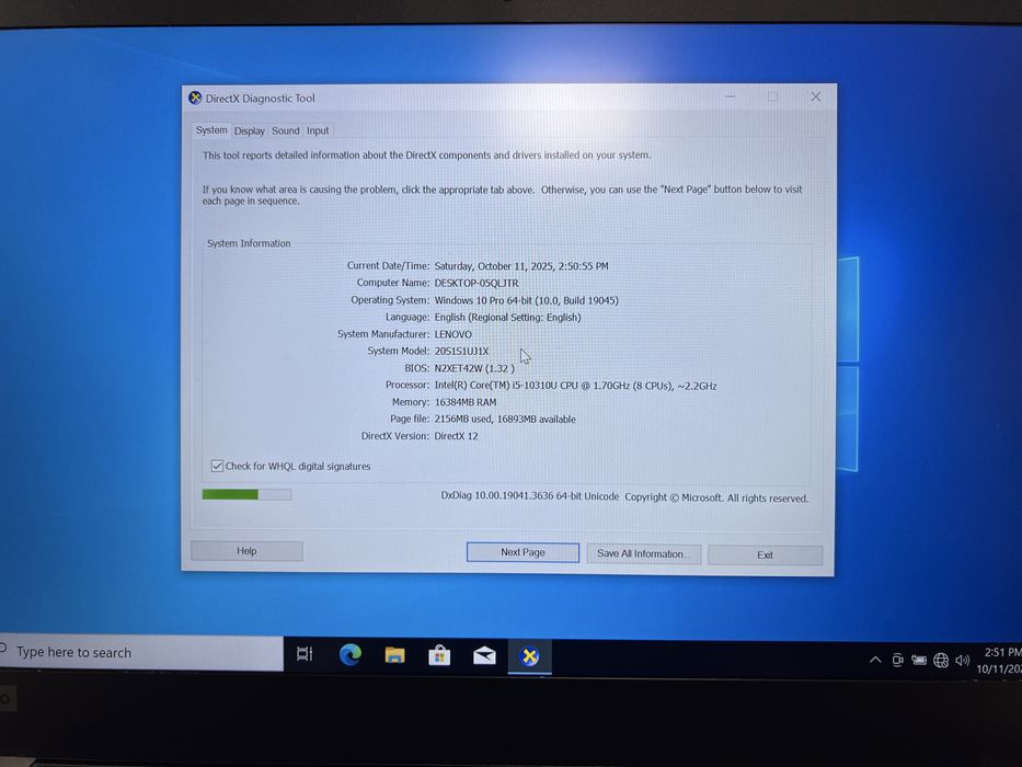 lenovo thinkpad i5-10310u 16gb ram 512gb ssd full hd