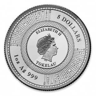 Moneda Vivat Humanitas de argint an 2020, 1 uncie 31.1 gr.(În capsulă)