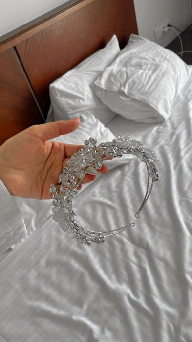 Ободок на свадьбу, украшение