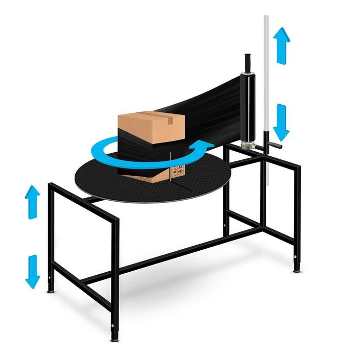 Masa impachetare folie stretch rotativa/reglabila