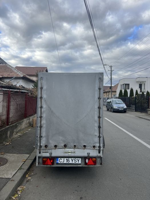 Remorca Humbaur cu prelata.           .