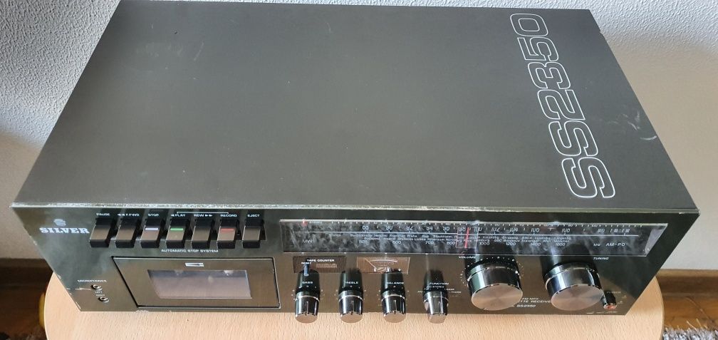 Vând ampli-tuner + deck Silver SS 2350 ( Shin-Shirasuna) super vintage