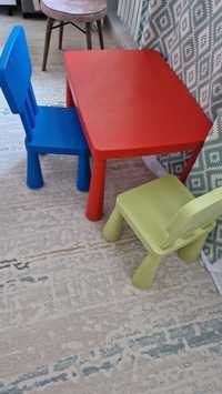Детский стол со стулья икея