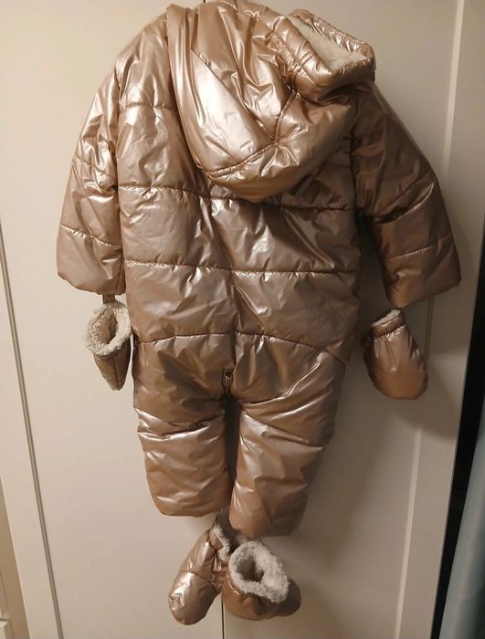 Combinezon metalizat auriu