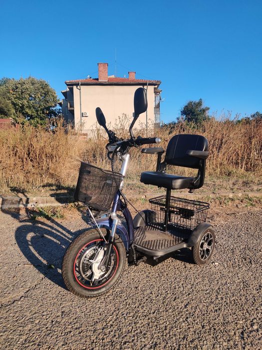 Електрическа Триколка H1 LUX (750W) | 4км Пробег | Гаранция 2026 г.!