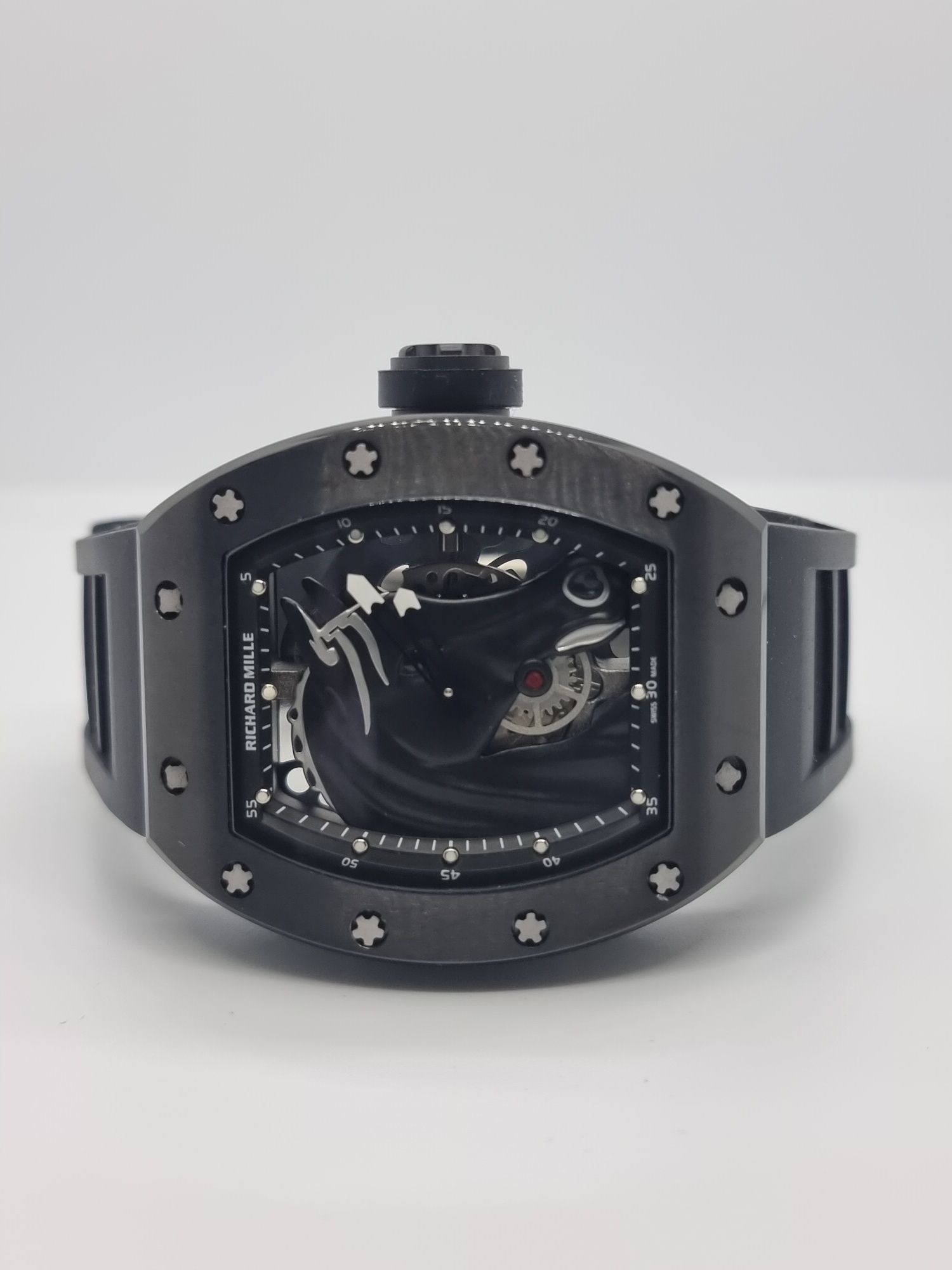 Часовник RICHAR M RM52-02  Horse Head Skeleton Dial Rubber Band