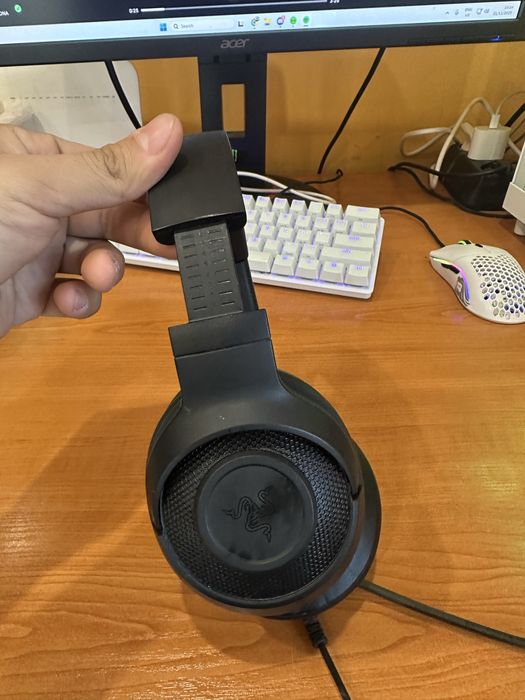 Геймърски слушалки Razer Kraken X Lite 7.1, черни